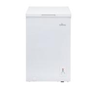 Willow W99Cfw Freestanding 99L Chest Freezer With Removable Storage Basket, Suitable For Outbuildings And Garages - White