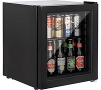 Willow WBC48B - Black 48L Drinks Cooler - Triple Glazed Glass Door - E Energy Rating