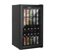 Freestanding 98l Undercounter Beverage Cooler Willow Black One Size