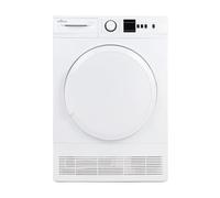 Willow WCD8W 8kg Freestanding Condenser Dryer with 15 Programmes, 3 Button Functions, LED Display