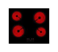 Willow WCH60T 60cm Ceramic Hob, Electric Hob Cooktop with 4 Cooking Zones, Built In Touch Control, Child Lock, Easy To Clean, Black