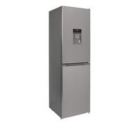 Willow Wff5050Dx 254L Low Frost Fridge Freezer With Water Dispenser, Mark-Proof Finish - Dark Stainless Steel