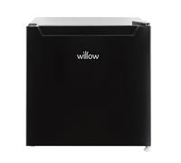 Willow WMF46B 46L Mini Tabletop Fridge with Chill Box, 2 Year Warranty, Adjustable Thermostat, Mark-Proof Finish - Black
