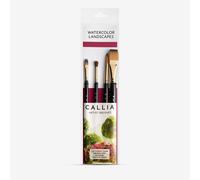 Willow Wolfe : Callia Brush : Series 1100 : Watercolour : Landscapes set of 4
