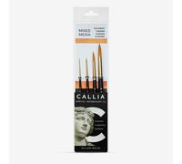 Willow Wolfe : Callia Brush : Series 1200 : Callia Brush Set #200 Watercolor Basic : Set of 4