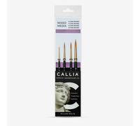 Willow Wolfe : Callia Brush : Series 1200 : Callia Brush Set #300 Fine Round : Set of 4
