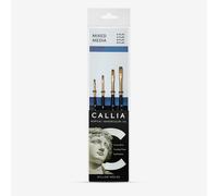 Willow Wolfe : Callia Brush : Series 1200 : Callia Brush Set #700 Flat : Set of 4