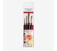 Willow Wolfe : Callia Brush : Series 900 : Watercolour : Flowers Set of 4