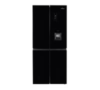 Willow WSBES4MDB 415L American Side by Side Fridge Freezer with Water Dispenser
