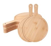 WILLOWDALE 10pcs Wood Cutting Board for Kitchen 10" Round Charcuterie Board