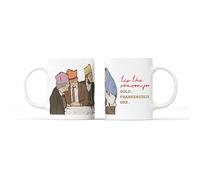 WillowGifts Gold, Frankenstein & GRR Mug - Bottom 90s TV Show Christmas Episode Quote Merch Gift Secret Santa Present Handle Coated Dishwasher/Microwave Safe Sublimation Ceramic (White)