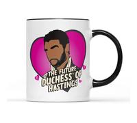 WillowGifts The Future Duchess of Hastings Mug - Coffee Tea Caffeine Cup Period Drama TV Show Novel Book London Daphne Simon Love Couple Wedding Married Quote Gift Present (Black Handle)