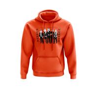 WillowGifts Usual Bad Guys Hoodie Pullover - Bad Boys Funny Comedy Animation Crime Gang Animals Kids Childrens Film Movie Cinema Wolf Marmalade Gift Present (9-11 Years, Grey)