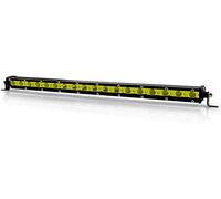 Willpower 13 Inch 60W LED Light Bar Single Row Ultra Slim Spot Beam 12V Led Lights Yellow Amber LED Work Light Offroad Fog Driving Lights for Trucks Tractor 4x4 ATV UTV SUV Boat Marine