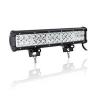 Willpower 15 Inch 90W LED Light Bar 12V 24V for Truck Car Van 4X4 Offroad | 6000K White Fog Lamp, Flood Spot Combo, IP67 Waterproof, Driving Lights for ATV SUV UTV Boat Tractor Vehicle Pickup
