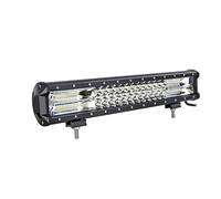Willpower 17inch 252W LED Work Light Bar Strobe Lights White Amber Flashing Spot Flood Combo Beam Triple Row Fog Lamps Offroad Driving Lights for 4x4 Truck Tractor SUV ATV Boat Car