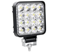 Willpower 1pc 3.3 Inch 48W Mini Ultr Thin LED Work Light Spot Beam LED Pods Driving Lights 12V 24V Offroad Fog Lamps for Truck Tractor Boat 4x4 Car SUV ATV Excavator