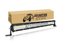 Willpower 20 inch 180W LED Light Bar 12V 24V Slim Single Row Driving Off Road Lights Waterproof Spot Flood Combo Beam Work Fog Lamps for 4X4 Offroad Truck Car ATV SUV Vehicle Boat Lighting