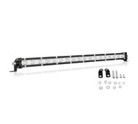 Willpower 20" Single Row LED Light Bar 12V Spot for Truck Car Van 4X4 | 90W Fog Lamp, 6000K White, Spot Beam, IP67 Waterproof, Offroad Driving Lights for ATV SUV UTV Boat Pickup Tractor Vehicle