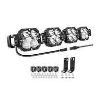 Willpower 27" 120W 12000LM LED Work Light Bar With DT Connector, Square Off Road Driving Lights 12V 24V Fog Lamps for Car Vehicle Truck 4x4 Boat Tractor, 6000K White, Waterproof Headlight, Spot Flood