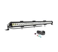 Willpower 29 Inch 90W LED Light Bar 12V 24V for Truck Car Van 4X4 Offroad | 9000LM Single Row Fog Lamp, 6000K White, With 12V Wire Harness, Flood Spot Combo, IP67 Waterproof, for Boat Tractor Vehicle