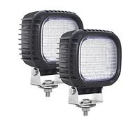 Willpower 2PCS 5 Inch LED Headlight Tractor 40W Floodlight 12V 24V LED Work Light 6000K White IP67 Waterproof Off Road Lights Driving Fog Lamps for Truck Boat Moto SUV ATV UTV Car 4x4