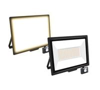 Willpower 2pcs LED Floodlight 200W 20000lm Security Lights Outdoor with Motion Sensor LED Work Light IP66 Waterproof PIR Lights Warm White 3000K Wall Light for Garden Garage Court Patio Lawn