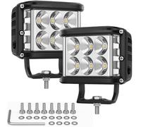 Willpower 2PCS Led Pods 4 Inch 60W LED Work Light bars Driving Fog Light for various Off Road vehicles trucks ATV SUV 4x4