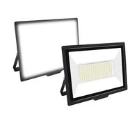Willpower 2pcs Outdoor LED Floodlights 200W 20000LM LED Security Lights IP66 Waterproof 175V-265V Daylight White 6000K Wall Light for Garden Garage Yard Lawn Court Patio