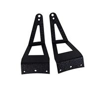 Willpower 2PCS Upper Windshield Mounting Brackets, Top Roof Mount Bracket for 52" Straight/Curved Led Light Bar Offroad Driving Lights Fit for Ford F250/F350 1999-2015