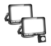 Willpower 30W Outdoor LED Floodlight Motion Sensor Pir Security Lights