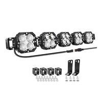 Willpower 33" 150W 15000LM LED Work Light Bar With DT Connector, Square Off Road Driving Lights 12V 24V Fog Lamps for Car Vehicle Truck 4x4 Boat Tractor, 6000K White, Waterproof Headlight, Spot Flood