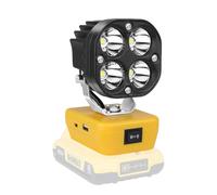 Willpower 4" 40W Cordless LED Work Light for Dewalt 18V/20V Portable