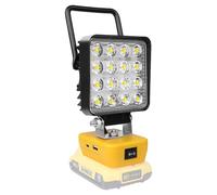 Willpower 4" 48W Cordless LED Work Light for Dewalt 18V/20V Portable
