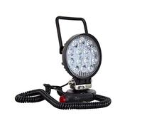 Willpower 4 inch 42W LED Work Light Bar with Magnetic Base, Cigarette Lighter Powered, Portable Off Road Lights Flood Driving Fog Lights for Truck 4x4 Car SUV Trailer Tractor Engineering Garage Camp