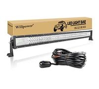Willpower 42 Inch 540W Led Light Bar With Wiring Harness Flood Spot Combo Beam Work Driving Lights Fog Lamp Off Road Lighting for Truck SUV UTV ATV 4x4 Boat