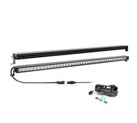 Willpower 44 Inch 120W LED Light Bar 12V 24V for Truck Car Van 4X4 Offroad | 12,000LM Single Row Fog Lamp, 6000K White, With 12V Wire Harness, Spot Beam, IP67 Waterproof, for Boat Tractor Vehicle