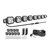 Willpower 52" 240W 24000LM LED Work Light Bar with 12V DT Wire Harness, Square Off Road Driving Lights Fog Lamp for Car Truck Boat Tractor 4x4, 6000K White, Waterproof Headlight, Flood Spot Combo