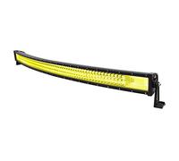 Willpower 52 Inch 675W Amber Yellow LED Light Bar Waterproof LED Work Lights Spot Flood Combo Led Bar for Trucks Tractor 4X4 Boat Off Road Auto Fog Driving Lamp 12V 24V