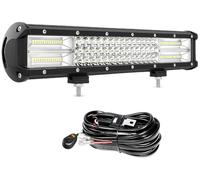 Willpower LED Light Bar 20 Inch 288W-Spot Flood Combo Beam Off Road Lights Triple Row Waterproof Work Light with Wiring Harness for Trucks SUV ATV UTV Boat Lights