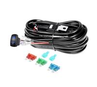 Willpower LED Wiring Harness Kit with Relay and Switch 12V 40A for Off Road Work Light