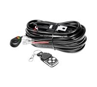 Willpower Strobe Wiring LED Light Bar Wire Harness with Relay and Switch 12V 40A for Off Road Work Headlight