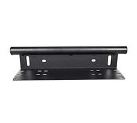 Willpower Universal Led Light Bar Mounting Bracket Front License Plate Mounting Bracket Holder License Plate Frame Bracket for Off Road Lights LED Work Light Bar Black