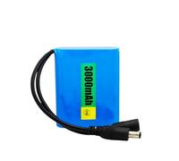 WILLQ 12 Volt 1500mAh 1800mAh 2200mAh 2500mAh 3000mAh 3400mAh Rechargeable Li-Ion Battery Lithium Battery Pack for LED Light Bar/Street Light and Various 12V Lamps,12V3000mah