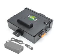 WILLQ 24V 10Ah 12Ah Electric Wheelchair Lithium Battery with Removable Pull-Out Quick-Release Case 24 Volt Rechargeable Battery for Foldable Motorized Wheelchair,24V10Ah