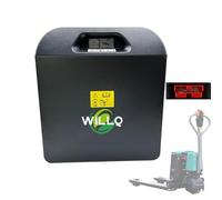WILLQ 24V 60Ah 40Ah 20Ah Electric Forklift Replacement Lithium Battery 48V 20Ah LiFePO4 Battery for PWB15/PWB20 Electric Pallet Truck,24V40AH