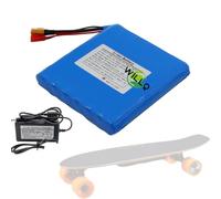 WILLQ 25.2V 4Ah 5Ah 6Ah Electric Scooter Battery 24V 4000mAh 5000mAh 6000mAh Replacement Hoverboard Li-ion Batteries Small Fish Board Spare Part,25.2V5Ah+charger