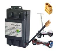 WILLQ 36V Hoverboard Battery Replacement 4400mAh 2400mAh Rechargeable Li-ion Battery Pack for Electric Scooters/Self-Balancing Boards 86.4Wh/158.4Wh Motor,36V4400mAh