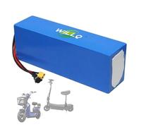 WILLQ 48 Volt Lithium Battery 48V 12Ah 15Ah 20Ah Rechargeable Replacement Inside Scooter Battery with Charger and BMS for Mountain Bike Motor Kit,48V15Ah