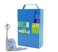 WILLQ 48V 20Ah Lithium Battery for Electric Pallet Jack Truck 48 Volts Forklift LiFePO4 Battery with BMS Protection Board for Transporter Replacement Accessory